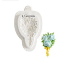 3D Flower Silicone Mold Sugar Paste Fondant Cake Decor Tool Chocolate Cake Candy Fence Shaped Mold Baking Cake Moulds Mini Sizes Roses Flower Fondant Candy Silicone Mold Stevvex