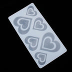 3D Heart Shape Chocolate Silicone Mold Cookie Wedding Cake Toppers Tools Heart Shaped Silicone Mold Resin Soft Candy Chocolate Jelly Gummy Ice Beautiful Valentines Heart Shaped Mold Stevvex