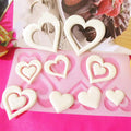 3D Heart Shape Chocolate Silicone Mold Cookie Wedding Cake Toppers Tools Heart Shaped Silicone Mold Resin Soft Candy Chocolate Jelly Gummy Ice Beautiful Valentines Heart Shaped Mold Stevvex