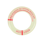 3D Key Ring Sticker Engine Start Push Button Switch Ring Cover Trim Luminous Ignition Switch Cover Car Styling Circle Light Decoration for Auto Motorcycle Universal Ignition Start Stop Button Luminous Ring Cover Trim Compatible Stevvex