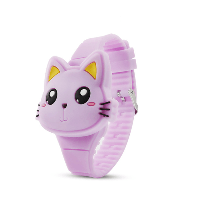 3D Kids Watches Cute Rabbit Cat LED Electronic Children Watch Boys and Girls Silicone Toy Wristwatches Girls Watch Digital Cute Shape LED Fashion Silicone Band Clamshell Design Wrist Watch Stevvex