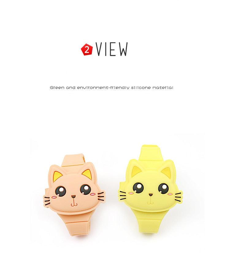 3D Kids Watches Cute Rabbit Cat LED Electronic Children Watch Boys and Girls Silicone Toy Wristwatches Girls Watch Digital Cute Shape LED Fashion Silicone Band Clamshell Design Wrist Watch Stevvex