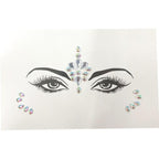 3D Makeup Tattoo Face Gems Glitter Face Jewels Crystal Stickers Face Glitter for Festival Carnival Party Stevvex