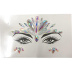 3D Makeup Tattoo Face Gems Glitter Face Jewels Crystal Stickers Face Glitter for Festival Carnival Party Stevvex