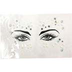 3D Makeup Tattoo Face Gems Glitter Face Jewels Crystal Stickers Face Glitter for Festival Carnival Party Stevvex