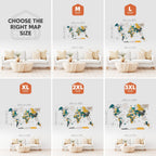 3D Wooden World Map Country - SJB-DIAMOND ELITES