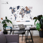 3D Wooden World Map Mystery Enjoy The Wood