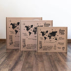 3D LED Wooden World Map 3.0 Fusion - SJB-DIAMOND ELITES