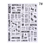 3D Nail Sticker Russian English Letter Sticker For Nails Foil Love Heart Design Accessories Fashion Manicures Sticker Decoration  Nail Art Stickers Water Transfer Nail Decals Full Wraps Gradient Acrylic Nail Kits for Women Manicure Decoration Stevvex
