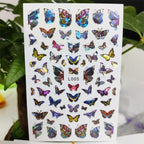 3D Nail Sticker Waterproof Shining Decals Stickers for Nails Cute Beautiful Love Heart Nail Art Decoration Aurora Silver Design Nail Art Stickers Decals Nail Art Supplies Valentines Day 3D Self-Adhesive Nail Decorations Manicuring Nail Art Manicure