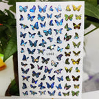 3D Nail Sticker Waterproof Shining Decals Stickers for Nails Cute Beautiful Love Heart Nail Art Decoration Aurora Silver Design Nail Art Stickers Decals Nail Art Supplies Valentines Day 3D Self-Adhesive Nail Decorations Manicuring Nail Art Manicure