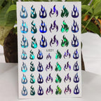 3D Nail Sticker Waterproof Shining Decals Stickers for Nails Cute Beautiful Love Heart Nail Art Decoration Aurora Silver Design Nail Art Stickers Decals Nail Art Supplies Valentines Day 3D Self-Adhesive Nail Decorations Manicuring Nail Art Manicure