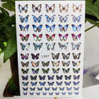 3D Nail Sticker Waterproof Shining Decals Stickers for Nails Cute Beautiful Love Heart Nail Art Decoration Aurora Silver Design Nail Art Stickers Decals Nail Art Supplies Valentines Day 3D Self-Adhesive Nail Decorations Manicuring Nail Art Manicure