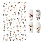 3D Nail Stickers Leaves Butterfly Panda Love Heart Design Stickers For Nails Manicure Foil Nail Art Decor  Girls Manicure Decoration Nail Art Supplies 3D Self-Adhesive Nail Decals Designer Nail Stickers for Acrylic Nails