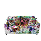 3D Printed Butterfly Slipcovers Sofa Cover for Living Room Sectional Couch Cover 2/3 Seater funda de sofá L Shape Sofa Need 2pcs Printed Sofa Cover - Animal Butterfly Anti-Slip Universal Stretch Sofa Protector Cover For Living Room Corner Sofa Stevvex