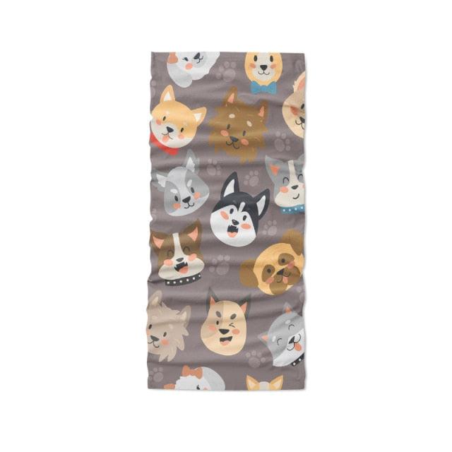 3D Printed Mini Pattern Headscarf Fashion Women Summer Neck Gaiter Cute Cartoon Animal Tubular Hijab Scarf Face Seamless Bandana  Printed Oil Painting Art Neck Scarf Women Soft Face Bandana Sunflower Night Hijab Scarf Face Mask Stevvex