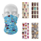 3D Printed Mini Pattern Headscarf Fashion Women Summer Neck Gaiter Cute Cartoon Animal Tubular Hijab Scarf Face Seamless Bandana  Printed Oil Painting Art Neck Scarf Women Soft Face Bandana Sunflower Night Hijab Scarf Face Mask Stevvex