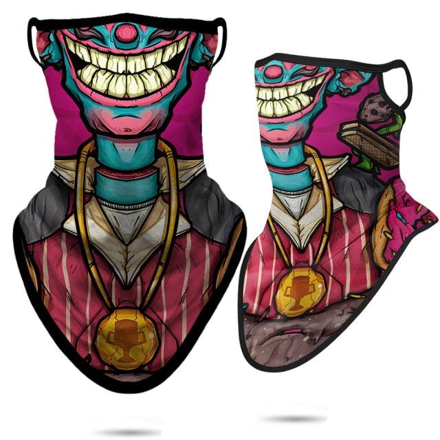 3D Punisher Army Headband Sport Half Mask Face Cover Hunting Camping Bufandas Balaclava Bicycle Outdoor Balaclava Bandana UV Biker Cover Scarf Seamless Magic Headband Camouflage Neck Gaiter Face Cover Headwear Scarf Unisex Men Women Bandanas Stevvex