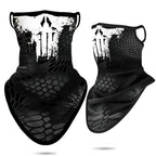 3D Punisher Army Headband Sport Half Mask Face Cover Hunting Camping Bufandas Balaclava Bicycle Outdoor Balaclava Bandana UV Biker Cover Scarf Seamless Magic Headband Camouflage Neck Gaiter Face Cover Headwear Scarf Unisex Men Women Bandanas Stevvex