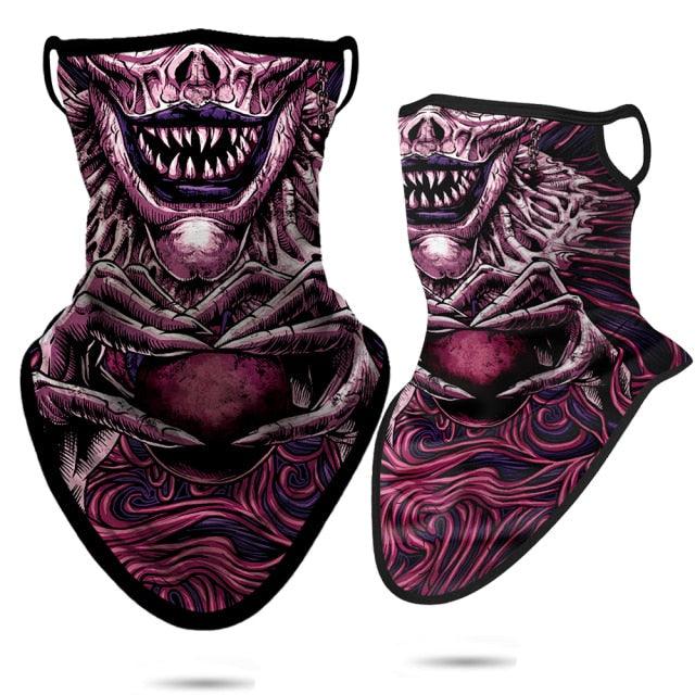 3D Punisher Army Headband Sport Half Mask Face Cover Hunting Camping Bufandas Balaclava Bicycle Outdoor Balaclava Bandana UV Biker Cover Scarf Seamless Magic Headband Camouflage Neck Gaiter Face Cover Headwear Scarf Unisex Men Women Bandanas Stevvex