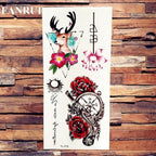 3D Scorpion Temporary Tattoos Sticker Body Arm Waterproof Wolf Tattoo Realistic Style For Women Men Stevvex