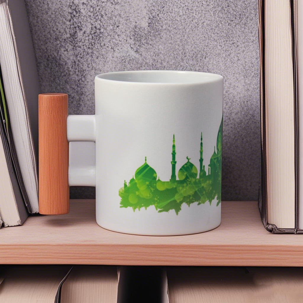 3D Thermal Transfer Printing Pixel-Perfect Muslim Photo Mug Cup(MC01)