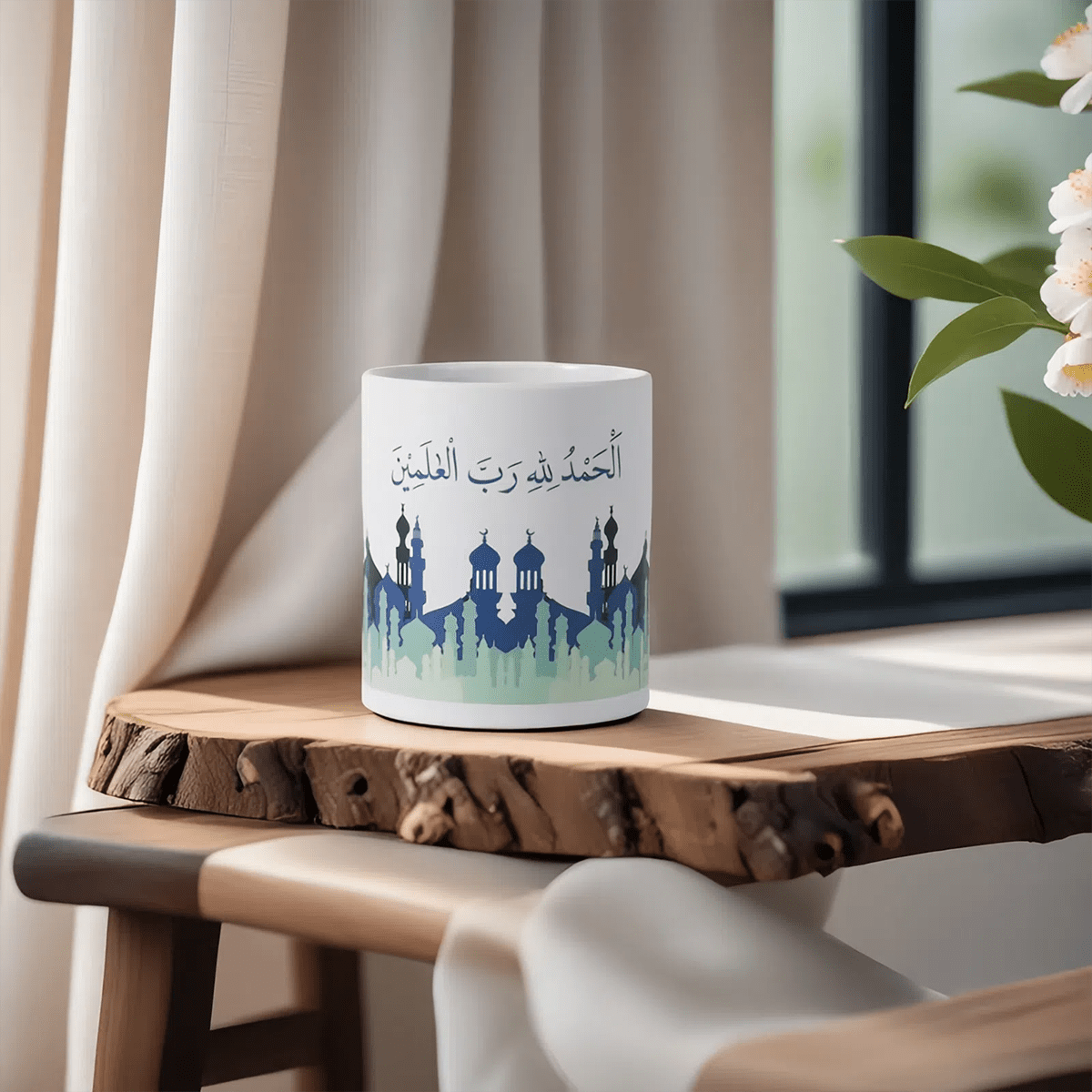3D Thermal Transfer Printing Pixel-Perfect Muslim Photo Mug Cup(MC01)