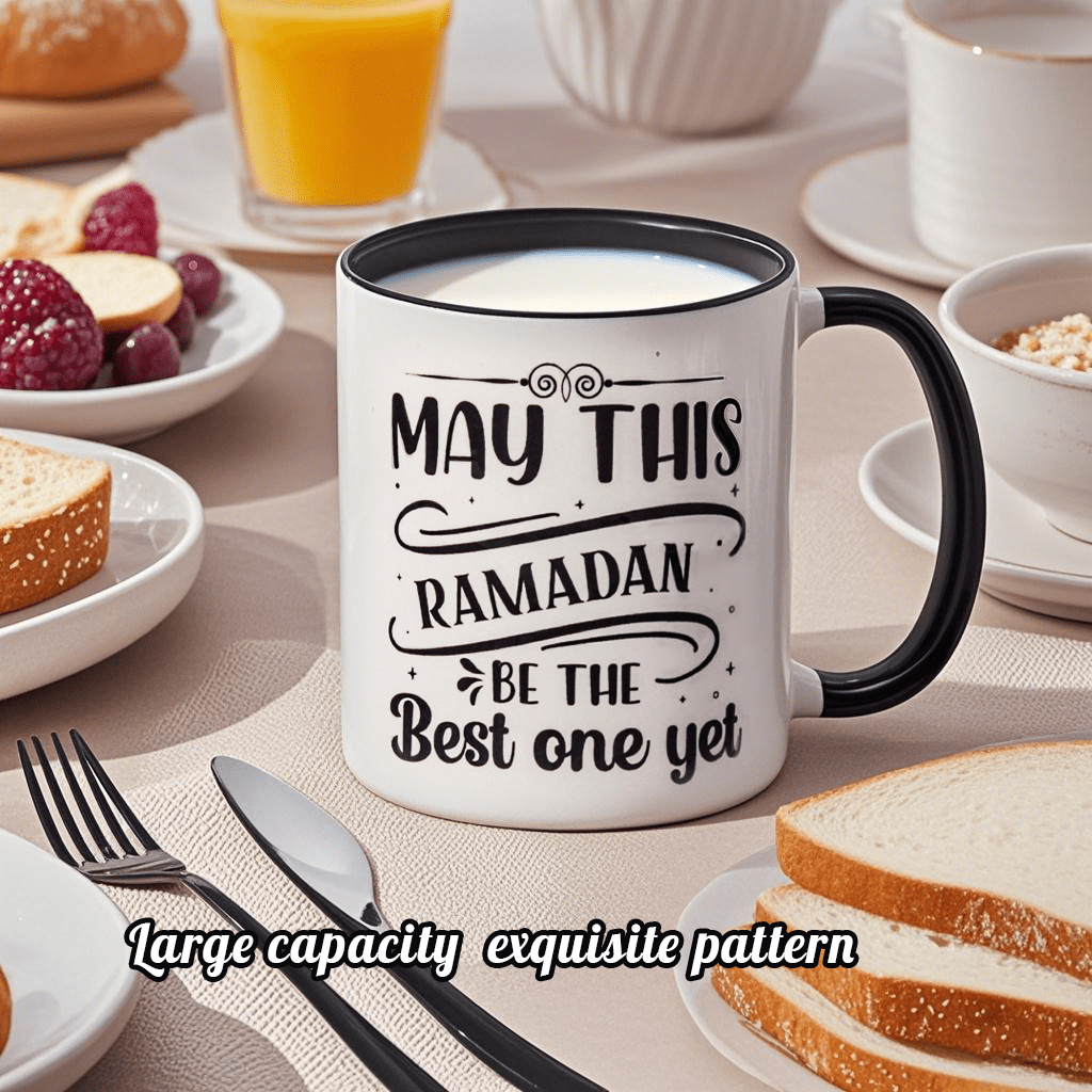 3D Thermal Transfer Printing Pixel-Perfect Muslim Photo Mug Cup(MC01)