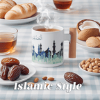 3D Thermal Transfer Printing Pixel-Perfect Muslim Photo Mug Cup(MC01)