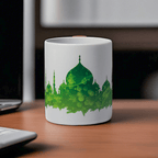 3D Thermal Transfer Printing Pixel-Perfect Muslim Photo Mug Cup(MC01)