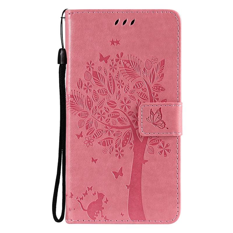 3D Tree Flip Leather Case For iPhone 13 12 Mini Phone Cover PU Leather Wallet Case with Card Holder Kickstand Wrist Strap Flip Cover for iPhone Stevvex