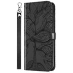 3D Tree Flip Leather Case For iPhone 13 12 Mini Phone Cover PU Leather Wallet Case with Card Holder Kickstand Wrist Strap Flip Cover for iPhone Stevvex