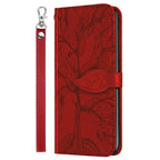 3D Tree Flip Leather Case For iPhone 13 12 Mini Phone Cover PU Leather Wallet Case with Card Holder Kickstand Wrist Strap Flip Cover for iPhone Stevvex