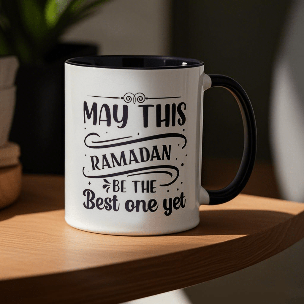 3D Thermal Transfer Printing Pixel-Perfect Muslim Photo Mug Cup(MC01)