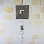 3D Wind Chimes Sun Wind Spinner Metal Hanging Wind Bells Stainless Steel Chimes Church Indoor Outdoor  Garden Porch Balcony Home Decoration Ornament Room Decor Stevvex