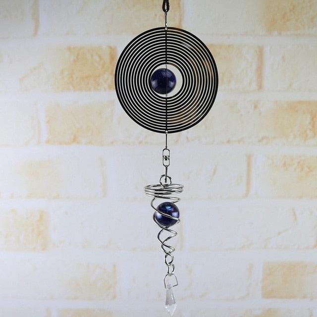3D Wind Chimes Sun Wind Spinner Metal Hanging Wind Bells Stainless Steel Chimes Church Indoor Outdoor  Garden Porch Balcony Home Decoration Ornament Room Decor Stevvex