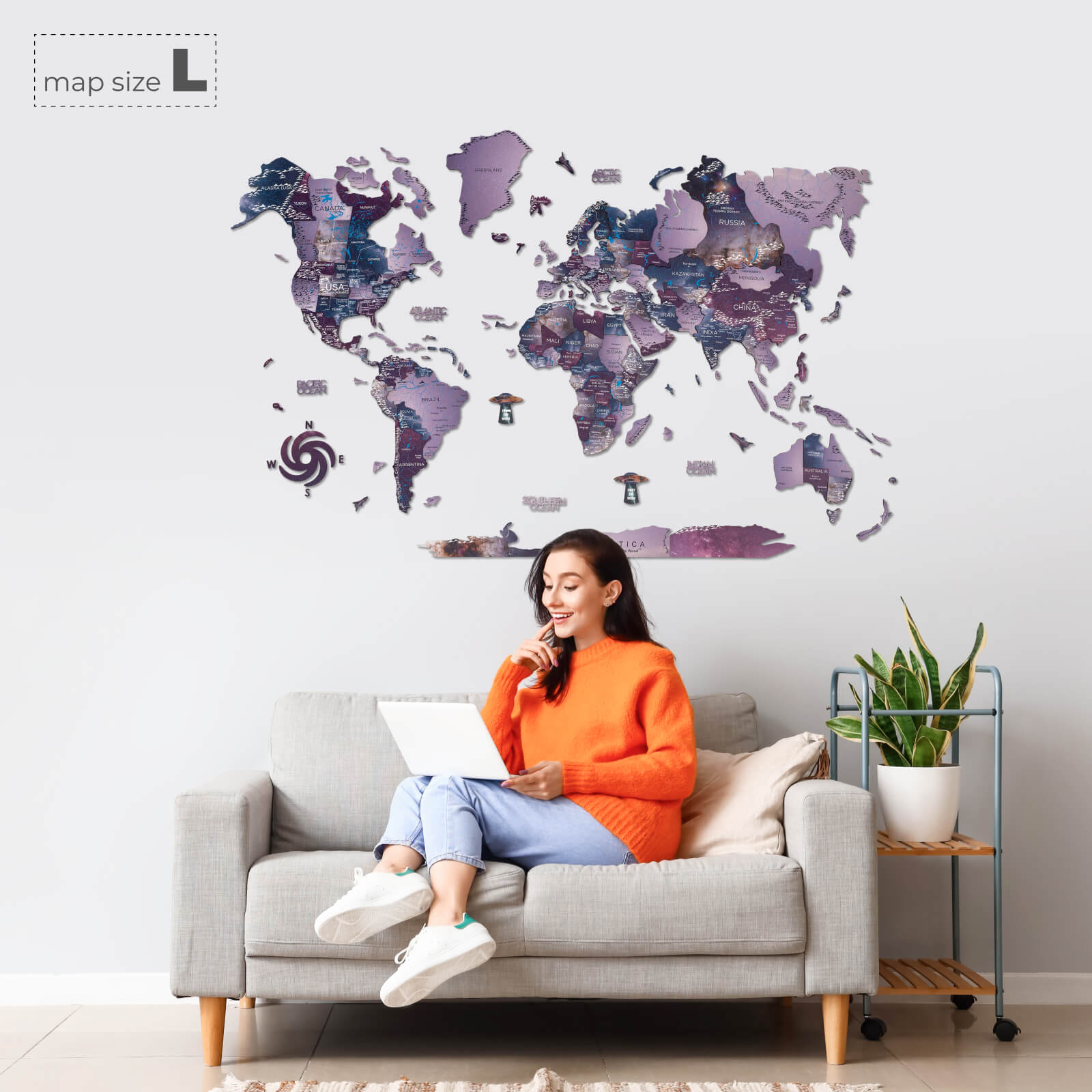 3D Wooden World Map Sirius Enjoy The Wood