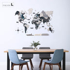 3D Wooden World Map Nordik (for US only) - SJB-DIAMOND ELITES