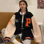 Tide American High Street Hip-hop Student Jacket Top Pi-Mart