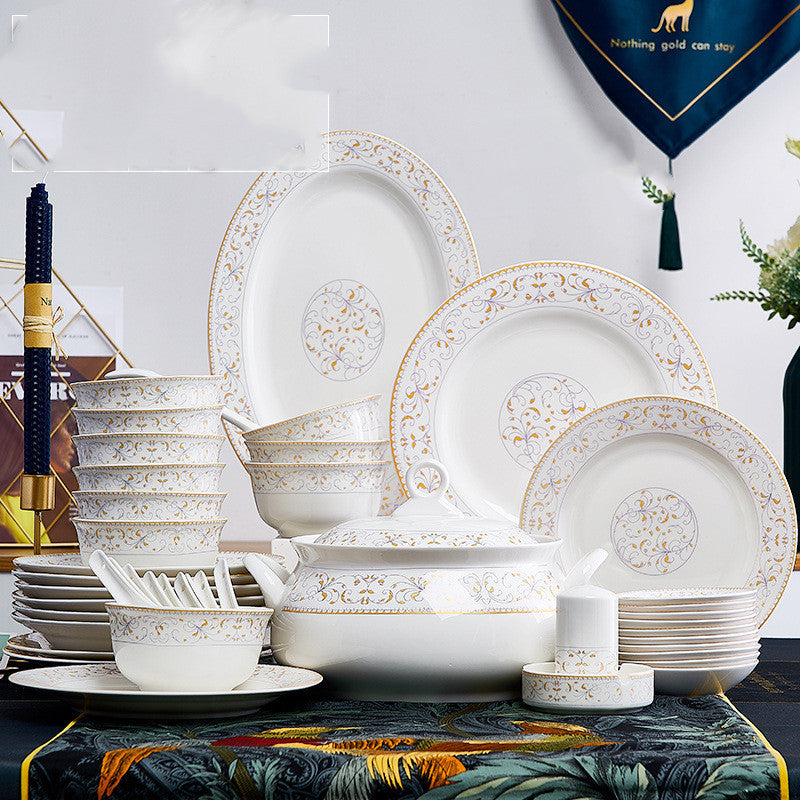 Ceramic Bowls And Saucers Set Bone China Bowls And Plates Pi-Mart