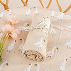 2 Layers Muslin Blanket, Bamboo Cotton Muslin Blanket For Home And Travel Use Halloween, Christmas Gift Lootquake LLC