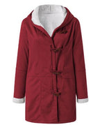 Full Size Pocketed Long Sleeve Hooded Toggle Jacket – Stylish & Functional Outerwear for Women Stevvex