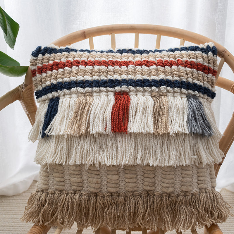Style Wool Throw Pillow Sofa Cushion Cushion Pi-Mart