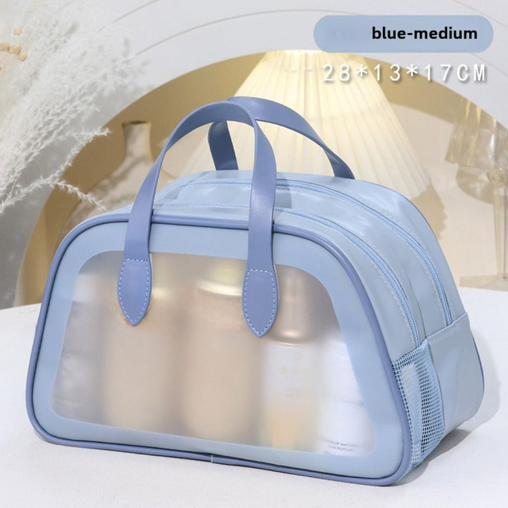 Wet and dry separation wash bag, portable waterproof bath swimming storage bag, business trip cosmetic bag, Transparent Cosmetic Bag, transparent makeup purse, - SJB-DIAMOND ELITES