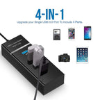 4 In 1 2.0 3.0 USB HUB Splitter High Speed Multi Splitter USB Adapter Expander Cable For Desktop PC Laptop Adapter USB HUB - SJB-DIAMOND ELITES