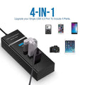 4 In 1 2.0 3.0 USB HUB Splitter High Speed Multi Splitter USB Adapter Expander Cable For Desktop PC Laptop Adapter USB HUB - SJB-DIAMOND ELITES