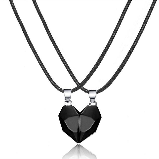 Korean Fashion Magnetic Couple Necklace Pi-Mart