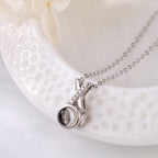 Men's And Women's Fashion Minimalist Clavicle Chain Projection Stone Pi-Mart