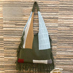 Tassel bag women, splicing knitted shoulder bag, simple and versatile retro knitted bag hobo - SJB-DIAMOND ELITES