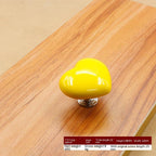 Wardrobe Drawer Cabinet Door Color Heart-shaped Ceramic Handle Pi-Mart
